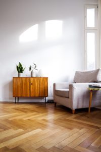 minimalistic interior of a Scandinavian house